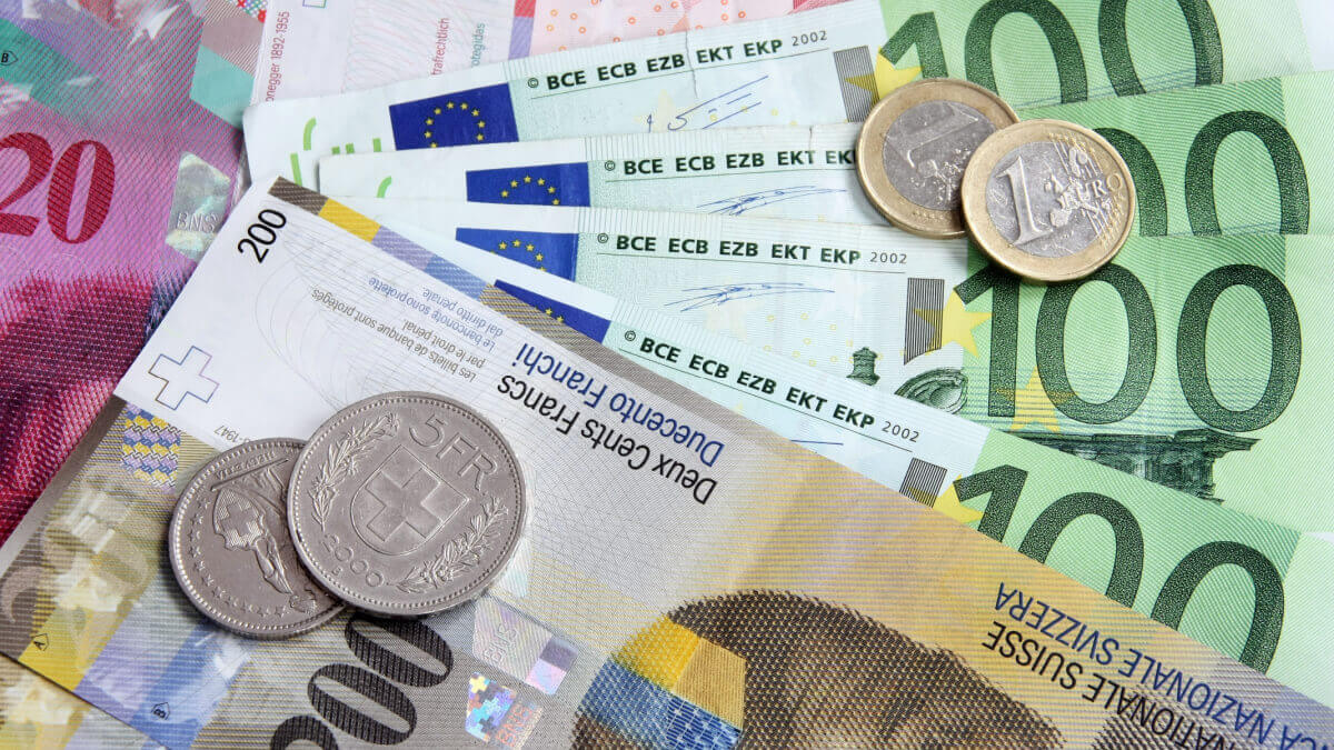 Cambio Valuta CHF EUR - Franchi Svizzeri ed Euro